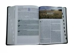 KJV Study Bible, Genuine Leather Black, Indexed, Full-Color Edition -Books-Bible 206 0714 4 1