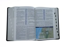 KJV Study Bible, Genuine Leather Black, Indexed, Full-Color Edition -Books-Bible 206 0714 5 1