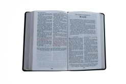 KJV, Reference Bible, Personal Size Giant Print, Black Bonded Leather -Books-Bible 206 0740 4