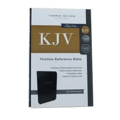 KJV Thinline Reference Bible, Bonded Leather, Black 8 KJV Thinline Reference Bible, Bonded Leather, Black -Books-Bible 206 0748 1 1