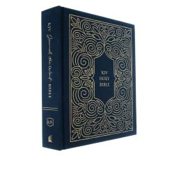 KJV, Journal The Word Bible, Hardcover, Blue, Red Letter Edition -Books-Bible 206 0767 2 2