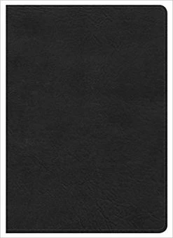 KJV Large Print Compact Reference Bible, Black Leathertouch