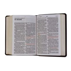 KJV Large Print Compact Reference Bible, Black Leathertouch -Books-Bible 206 0779 3