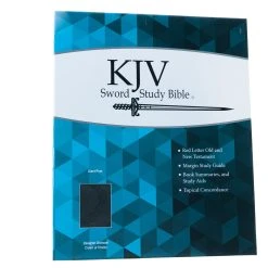 KJV Sword Study Bible/Giant Print-Designer Charcoal Ultrasoft-Crown Of Thorns -Books-Bible 206 0782 1 1