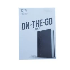 KJV On-the-Go Bible, Slate Blue Imitation Leather -Books-Bible 206 0803 1