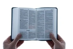 KJV On-the-Go Bible, Slate Blue Imitation Leather -Books-Bible 206 0803 4