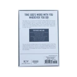 KJV On-the-Go Bible, Slate Blue Imitation Leather -Books-Bible 206 0803 5
