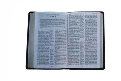 KJV, Thinline Reference Bible, Leather-Look, Burgundy, Red Letter Edition -Books-Bible 206 0829 4