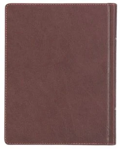 KJV Notetaking Bible Twotone Pink/Brown Floral Faux Leathe -Books-Bible 206 0841 1