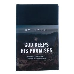 The God Keeps His Promises KJV Study Bible [Slate Leaf] -Books-Bible 206 0845 1 1