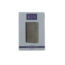 KJV Brown Two-tone Faux Leather Compact Bible -Books-Bible 206 0861 1