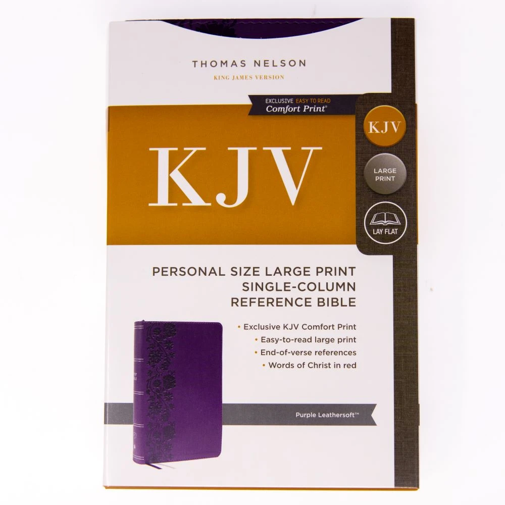 KJV Personal Size Large Print Single-Column Reference Bible – Purple 6 KJV Personal Size Large Print Single-Column Reference Bible – Purple - Image 4