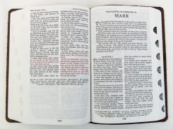 KJV Personal Size Reference Bible, Verse Art Cover – Brown -Books-Bible 206 0885 2