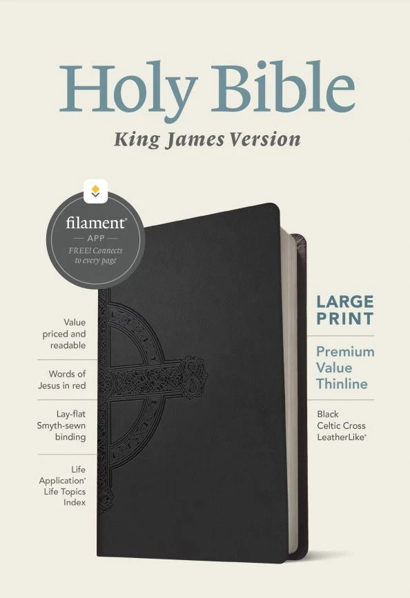KJV Large Print Premium Value Thinline Black – Filament Enabled 4 KJV Large Print Premium Value Thinline Black – Filament Enabled - Image 2