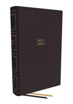 KJV Paragraph-Style Large Print Thinline Bible Thumb Indexed – Black