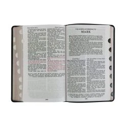 KJV Large Print Reference Bible, Vintage Series Thumb Indexed – Black -Books-Bible 206 0935 4 1