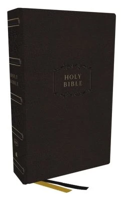 KJV Center-Column Reference Bible Leathersoft – Black