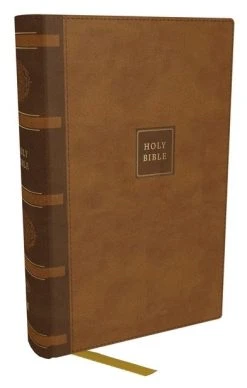 KJV Compact Reference Bible, Leathersoft, Brown