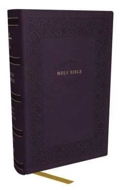 KJV Compact Reference Bible, Leathersoft, Purple