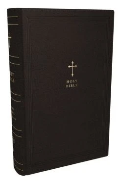 KJV Compact Reference Bible, Leathersoft, Black W/ Zipper