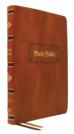 KJV Giant Print Thinline Bible, Vintage Series – Tan