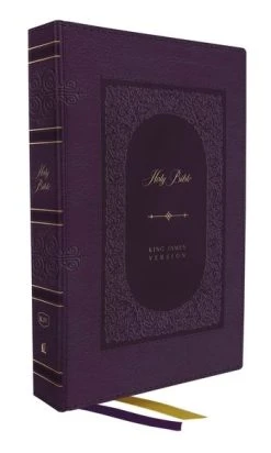 KJV Giant Print Thinline Bible, Vintage Series, Purple – Thumb Indexed