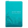 KJV Turquoise Faux Leather Deluxe Gift Bible W/ Thumb Index 2 KJV Turquoise Faux Leather Deluxe Gift Bible W/ Thumb Index -Books-Bible 206 0991 0