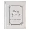 KJV White Faux Leather King James Version Family Bible -Books-Bible 206 0993 0