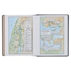 KJV Study Bible, Navy Blue Floral Faux Leather – Note-taking Bible -Books-Bible 206 1009 4 1