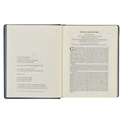 KJV Study Bible, Navy Blue Floral Faux Leather – Note-taking Bible -Books-Bible 206 1009 5