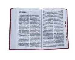 KJV Large Print Reference Bible, Pink Leathertouch Indexed -Books-Bible 206 1030 4 1