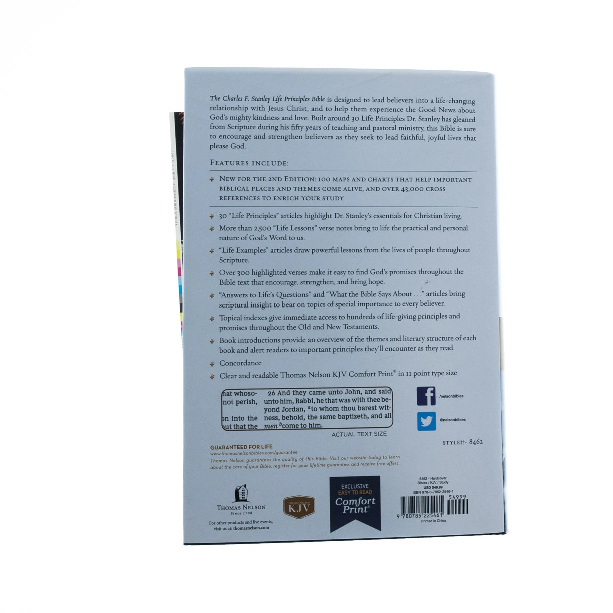 KJV, Charles F. Stanley Life Principles Bible, 2nd Edition, Hardcover 6 KJV, Charles F. Stanley Life Principles Bible, 2nd Edition, Hardcover - Image 4