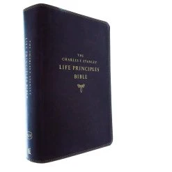 KJV, Charles F. Stanley Life Principles Bible, 2nd Edition, Leathersoft, -Books-Bible 206 1052 1