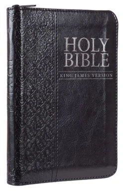 KJV Bible Mini Pocket Black With Zipper