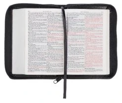 KJV Bible Mini Pocket Black With Zipper 11 KJV Bible Mini Pocket Black With Zipper -Books-Bible 206 1077 3
