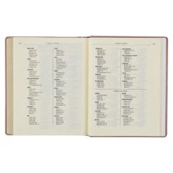 Pearlescent Mauve Faux Leather Hardcover Large Print KJV Note-taking Bible -Books-Bible 206 2004 4