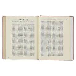 Pearlescent Mauve Faux Leather Hardcover Large Print KJV Note-taking Bible -Books-Bible 206 2004 5 3