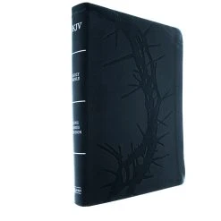 KJV Giant Print Reference Bible, Charcoal LeatherTouch -Books-Bible 206 2095 2