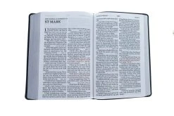 KJV Giant Print Reference Bible, Charcoal LeatherTouch -Books-Bible 206 2095 4