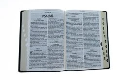 KJV Bible Giant Print Full Size Dark Brown Faux Leather -Books-Bible 206 2115 4