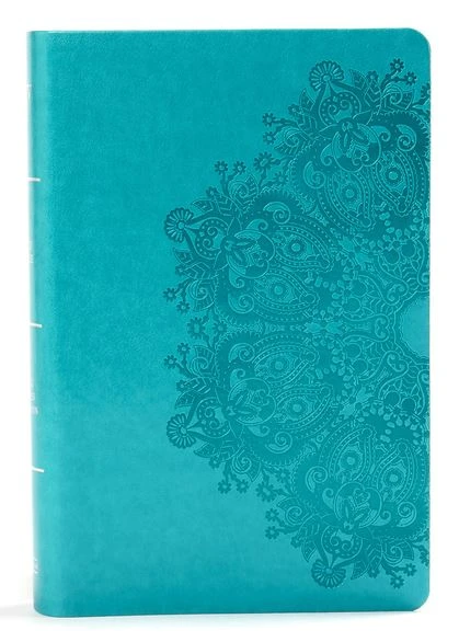 KJV Large Print Personal Size Reference Bible, Teal Leathertouch 3 KJV Large Print Personal Size Reference Bible, Teal Leathertouch