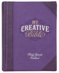 KJV Purple Quarter-bound Faux Leather Hardcover – A Journaling Bible -Books-Bible 206 2138 1