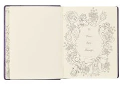 KJV Purple Quarter-bound Faux Leather Hardcover – A Journaling Bible -Books-Bible 206 2138 3