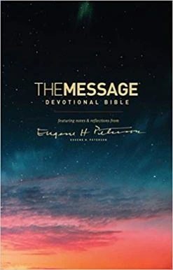 The Message Devotional Bible Hardcover