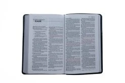 NASB, Thinline Bible, Leathersoft, Black, Red Letter Edition -Books-Bible 208 0045 4
