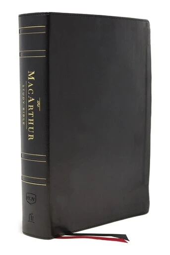 NASB MacArthur Study Bible Black Genuine Leather 3 NASB MacArthur Study Bible Black Genuine Leather