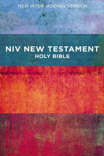 NIV, Outreach New Testament, Red/Blue Stripes 3 NIV, Outreach New Testament, Red/Blue Stripes