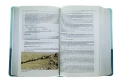 NIV Zondervan Study Bible, Personal Size Leathersoft, Light Blue/Turquoise -Books-Bible 210 0167 3