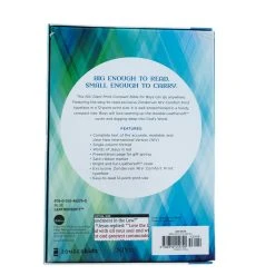 NIV Giant-Print Compact Bible For Boys, Leather-look, Blue/Yellow -Books-Bible 210 0577 5 2