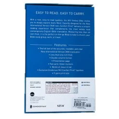 NIV Thinline Navy Bible, Bonded Leather -Books-Bible 210 0607 4 1